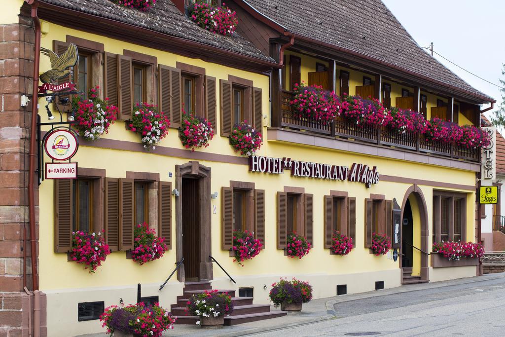 Hotel Restaurant A L'Aigle Wimmenau Exterior foto